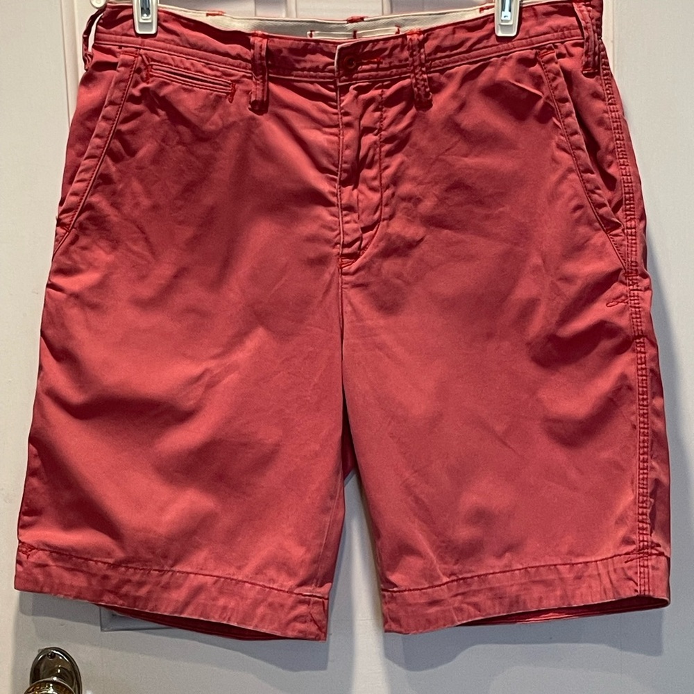 Men’s Ralph Lauren Relaxed Fit Shorts Size 34 Sunwashed Red 10” Inseam
